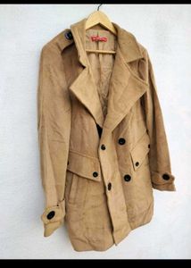 Classic Brown Peacoat