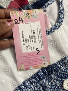 Cute Blue &amp; White Dress