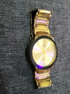 Vintage IKK Collection Gold Watch