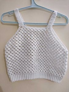 Crochet Knit Crop Top