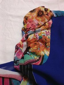 Floral Print Smocked Waist Dress