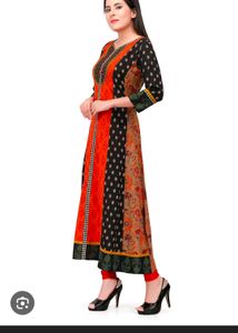 Floral Print Kurta