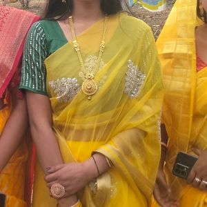 Yellow Saree