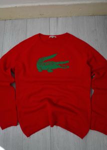 Lacoste Red Sweater