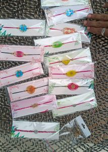 2 Resin Colourful Rakhi