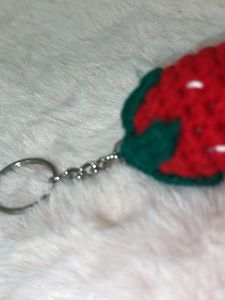 Cute Strawberry Keychain
