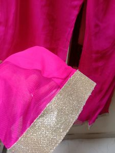 New Pink Plazo
