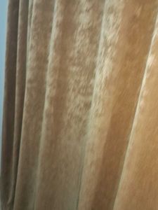 Brown Velvet Curtain Door Parda