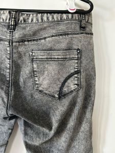 Grey Wash Denim Jeans