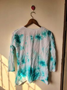 Tie Dye Blue Kurta (S)