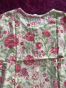 Floral Print Kurta