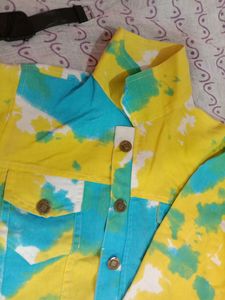 Multicolored Denim Jacket ✨