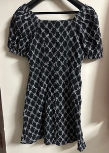 Patterned Mini Dress