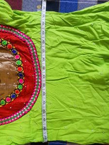 Green Colour Frock Suit Dress/Gown In Ethnic