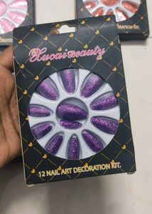 Glitter Nail Art Decoration Kit of 4