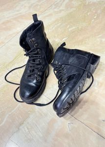 Leather Lace up Export Quality Boots Euro 38