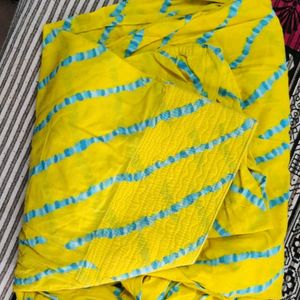 Yellow &amp; Blue Kurti