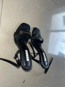 Elle- Black Women Buckled Heel For Her