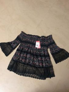 half shoulder top