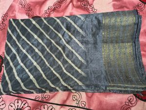 Elegant Striped Saree