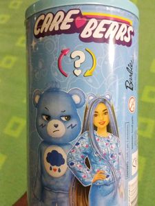 🔴SALE BARBIE CUTIE REVEAL CARE BEAR BABY BLUE DOL