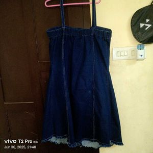 Denim Bodycon Mini Dress