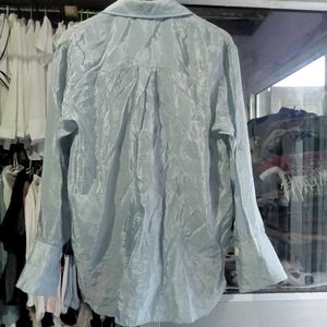 High Low Blue Colour Shirt