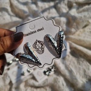 Antitarnish Silver Earrings