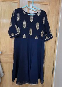 Elegant Navy Blue Kurta