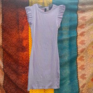 H&amp;M Lilac Bodycon Dress