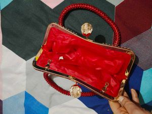Beutiful Red Diamond Handbag