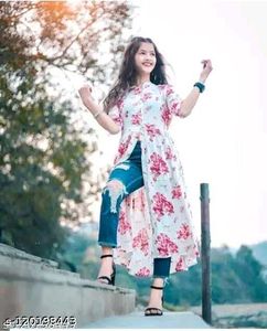 Floral Print Kurta