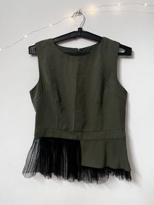 Olive Designer Top