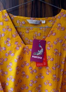 Sunshine Bloom Yellow Floral Kurti