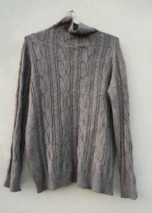 Cable Knit Turtleneck Sweater