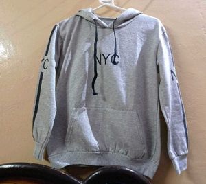 NYC Grey Urban Hoodie - Minimalist Style