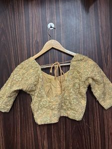 Embroidered Gold Blouse