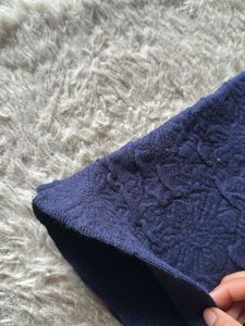 Textured Blue Skirt