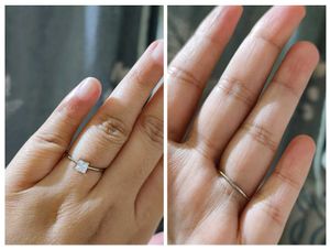 Giva 925 Silver Cubic Beauty Ring