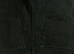 BLACK WIDE LEG JEANS