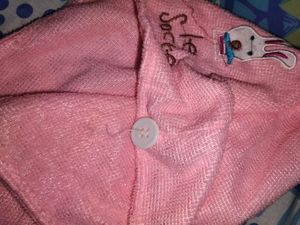 Pink Hair Drying Towel