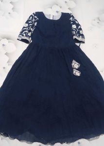 Elegant Navy Blue Dress