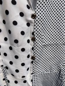 Retro looking dress with polka dots