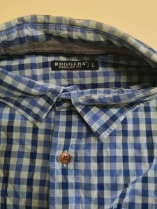 Checkered Blue Shirt