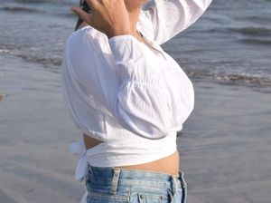 White Crop Top