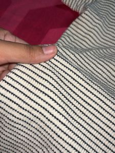 Striped Ribbed Tee