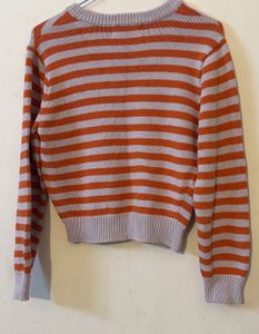 Striped Knit Pullover (item 24)