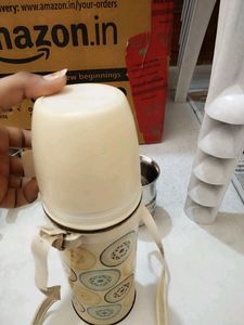 Stainless Steel Cups Set With Bottle