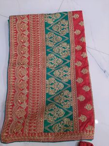 Saree With Heavy Blouse