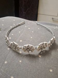 White Floral Headband